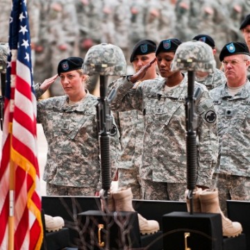 Honoring soldiers