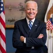 Vice President Joe Biden praises a former Oregon Senator who resigned amid a sexual harassment scandal.